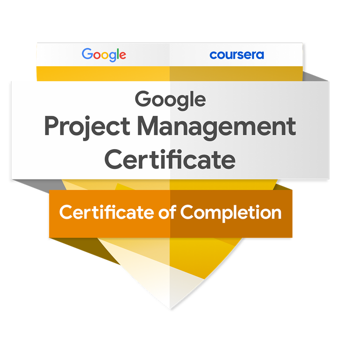 Google Project Managament Professional Certification